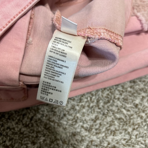 Free People Just Float On Flare Wide Leg High Rise Jeans  90’s Pink Size 26 - Picture 12 of 15